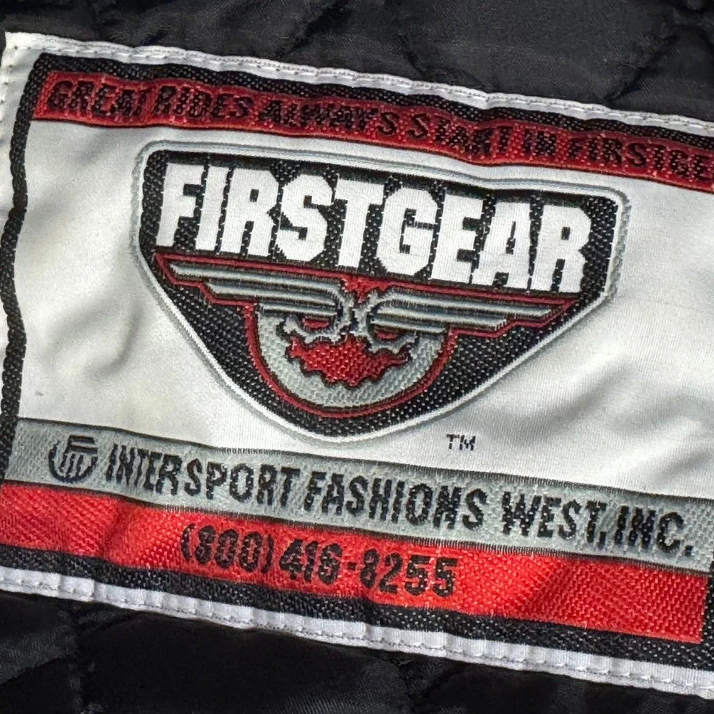 Firstgear Hypertex Motorcycle Riding Suit One Piece Coveralls Black‎ Gray Mens L